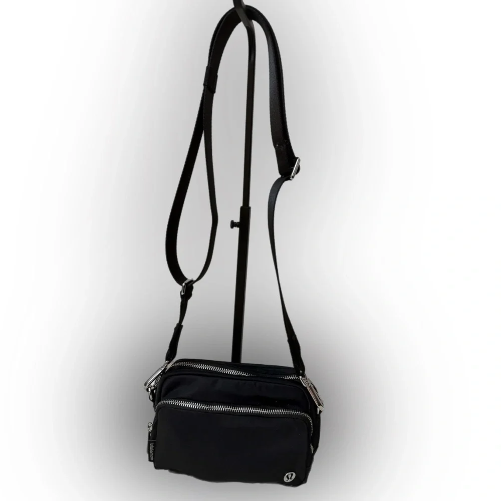 Lululemon Athletica Black Messenger Bag